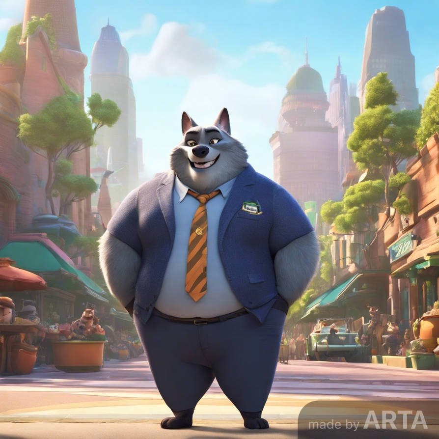 Fat Wolf zootopia by rossouw175 on DeviantArt
