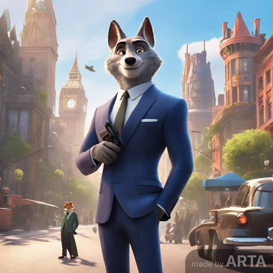 Zootopia James Bond wolf by rossouw175 on DeviantArt