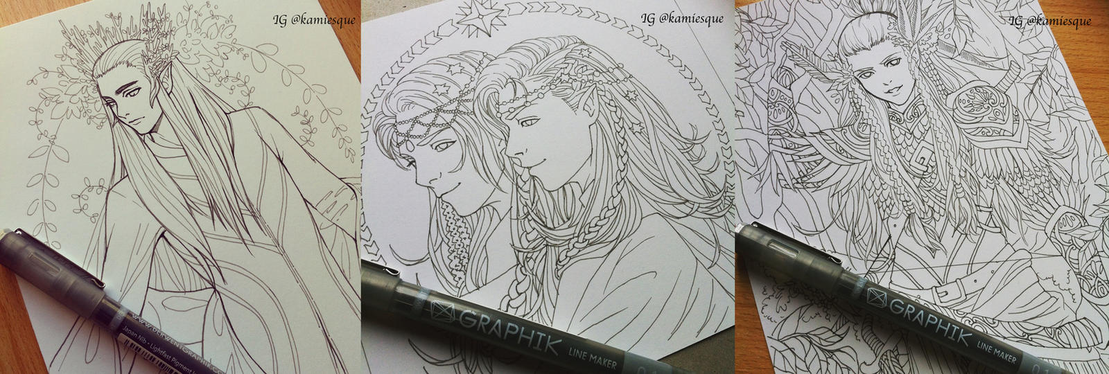 Silmarillion colouring book pages