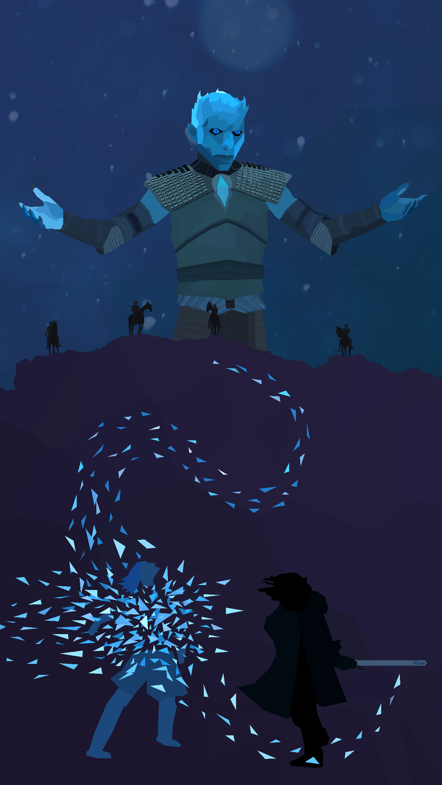 Game of Thrones, King White Walker wallpaper by NckEbert on DeviantArt Game of Thrones, King White Walker wallpaper by NckEbert on DeviantArt