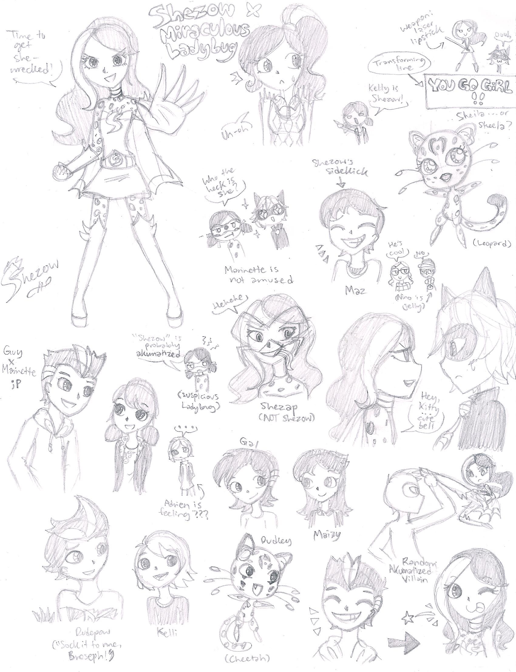 :Crossover Doodle Dump: Miraculous Shezow