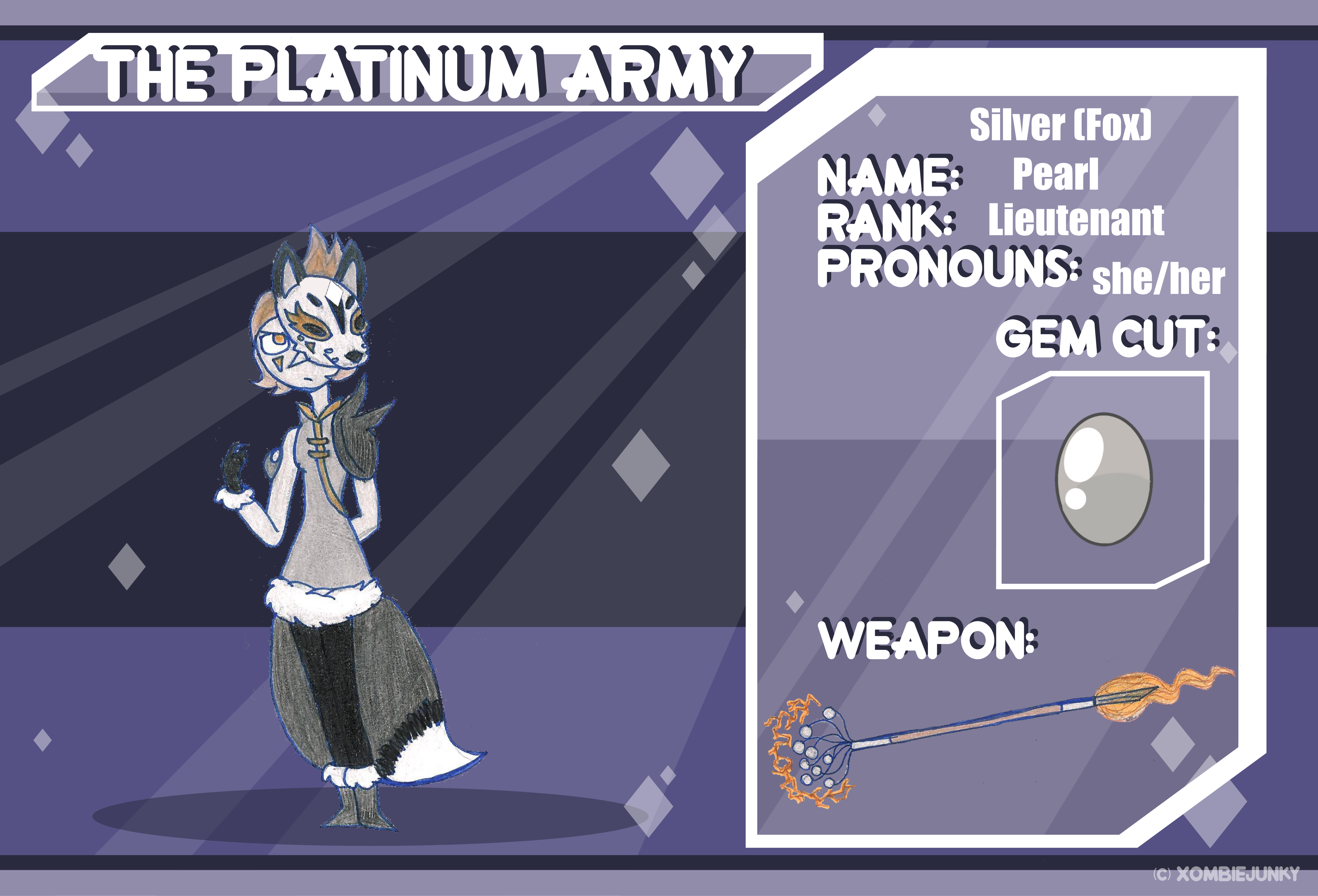 Platinum Army's App: Silver Fox Pearl