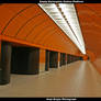 Empty Marienplatz Station