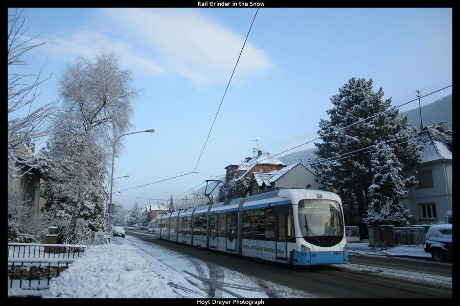 Rail Grinder in the Snow