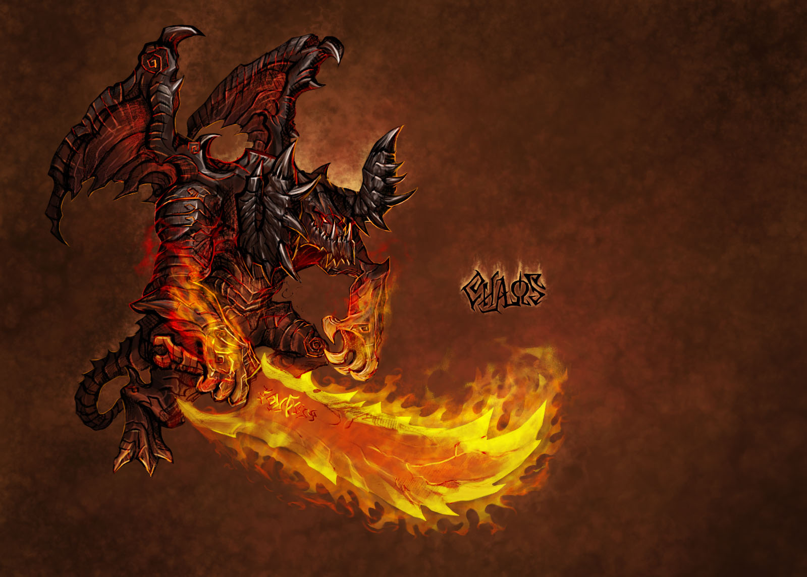 Chaos War DarkSiders Colored by Shengism on DeviantArt
