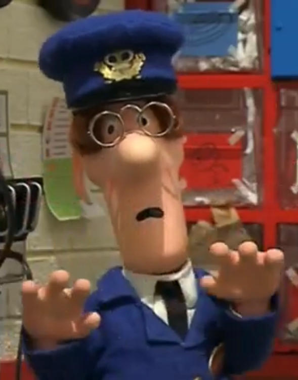 Scared Postman What Is Postman Pat Worried About? by thewolfoofan2002 on DeviantArt