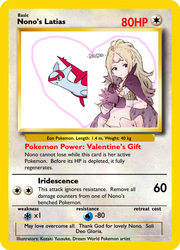 Nono's Latias Pokemon Card