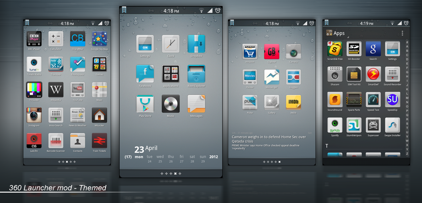 360 Modified Themed Launcher