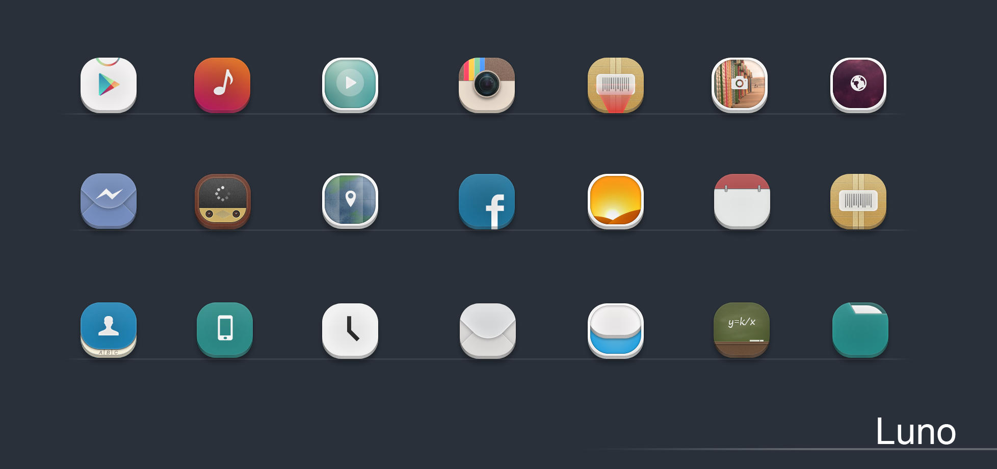 Luno Icons