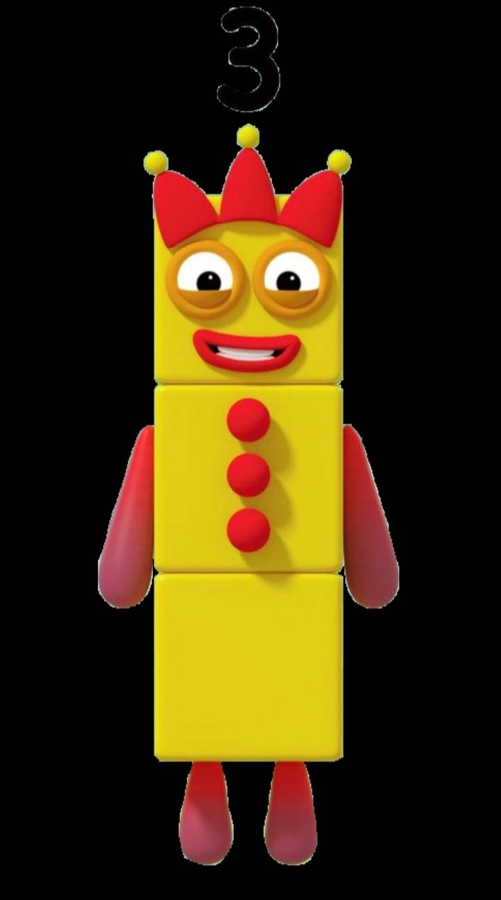 Three from Numberblocks by Smaloney10 on DeviantArt