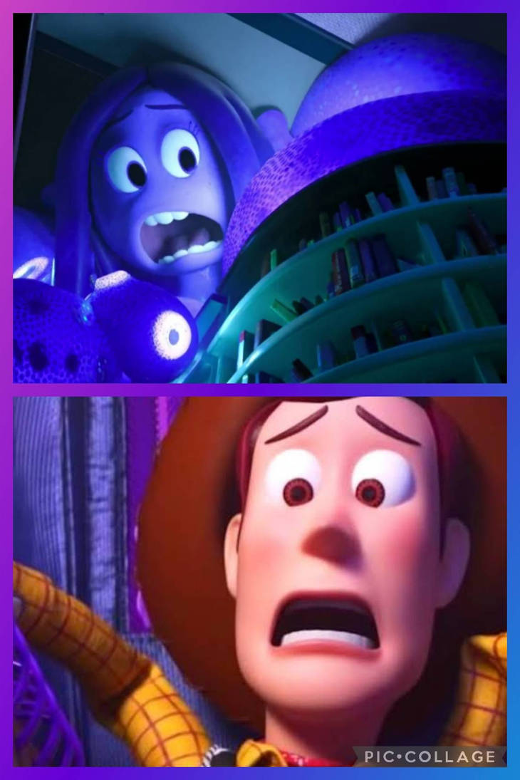 Ruby Gillman screaming at Woody by Smaloney10 on DeviantArt
