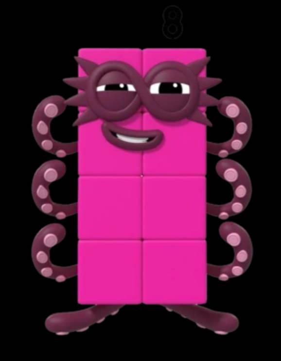 Eight from Numberblocks by Smaloney10 on DeviantArt