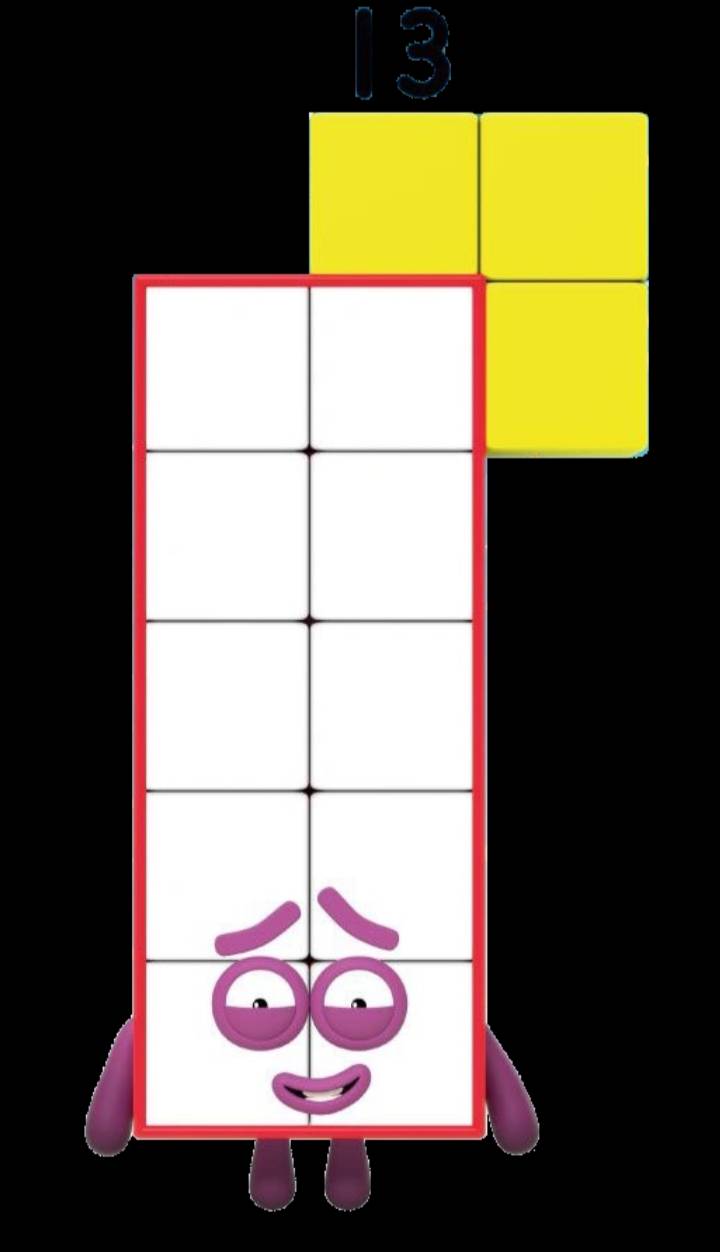 Thirteen from Numberblocks by Smaloney10 on DeviantArt