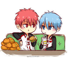 Kagami and Kuroko