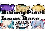 P2U - Hiding Pixel Icons Bases by Kitty-Shop