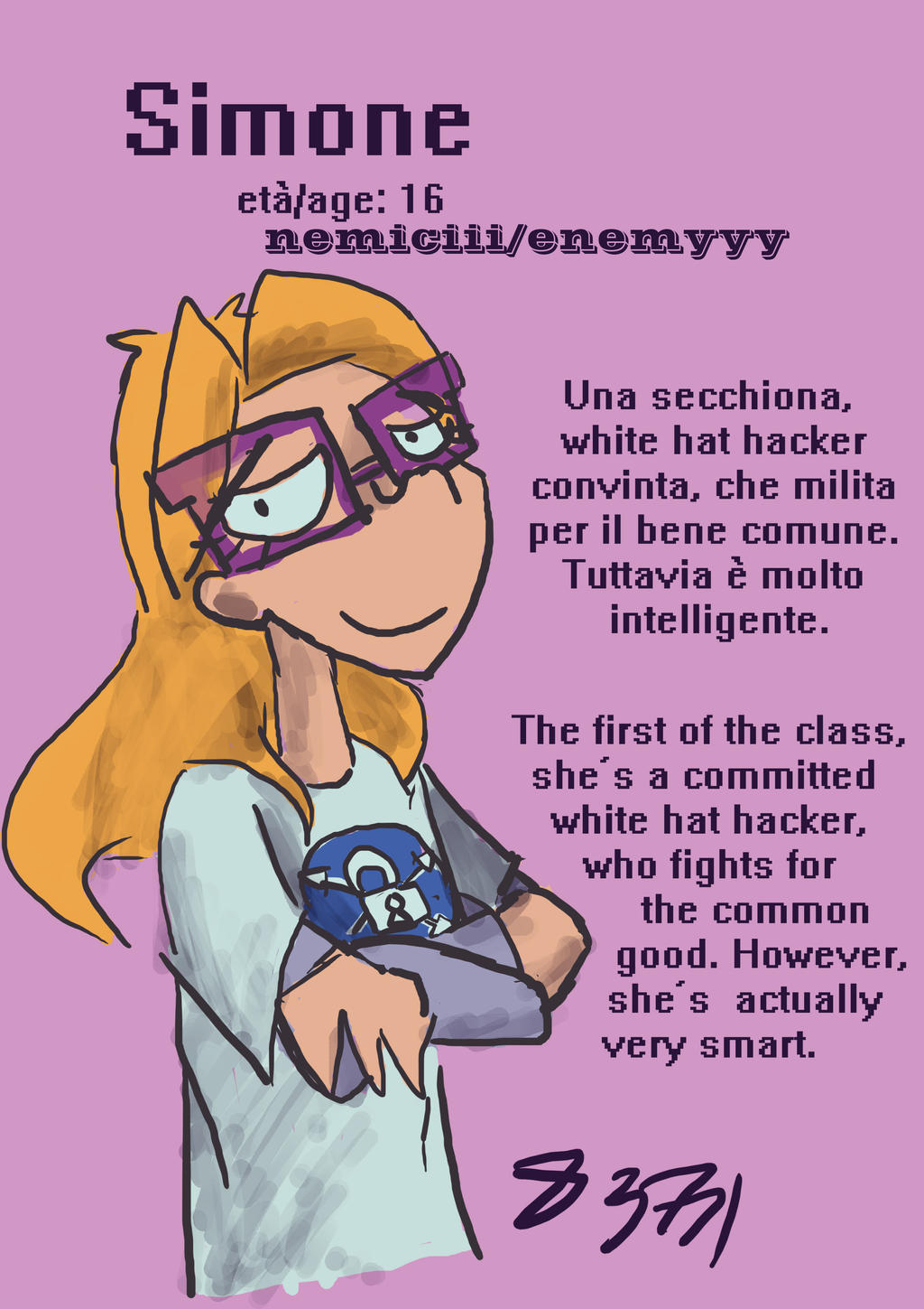 Simone Character Simone Character Description by Betti83771 on DeviantArt