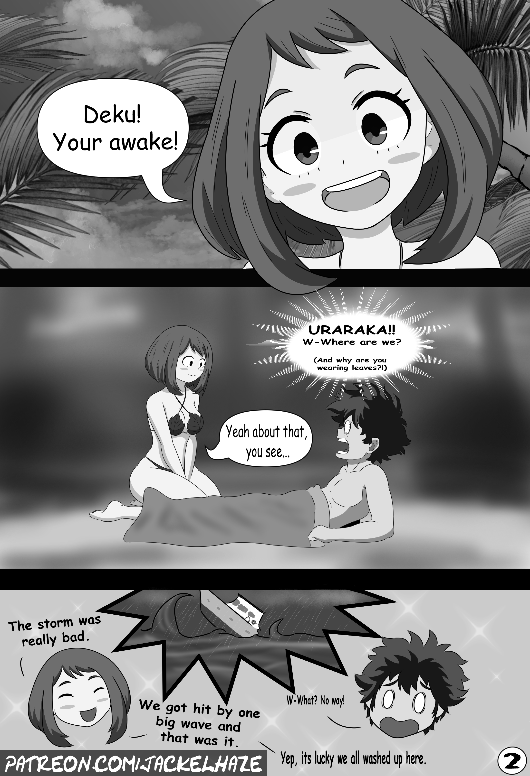 Mha Harem Beach! Page 2 by Jackelhaze on DeviantArt