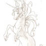 Last Unicorn Lineart