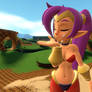 [SFM] Rayman Gets Kissed By A Giantess Shantae