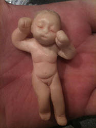 polymer clay baby