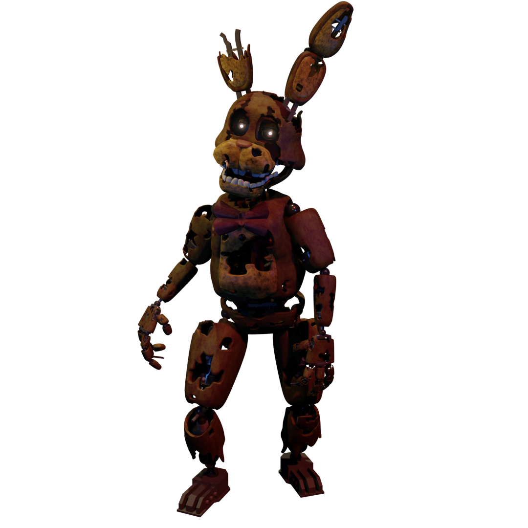 FNaF Movie Springtrap Render by Sallierthewolf1 on DeviantArt