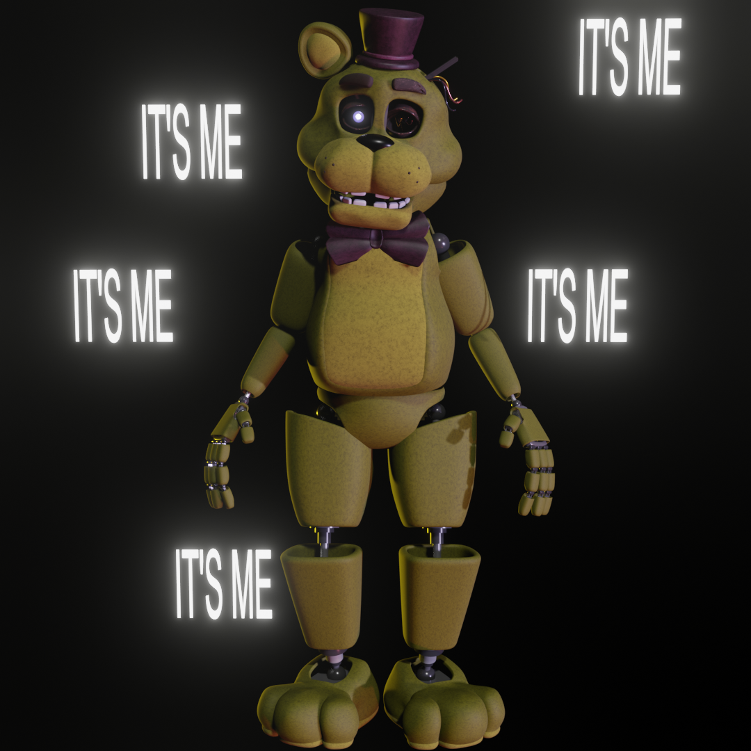 Fnaf Movie Main Gang Poster render by mysteriouspoggers12 on DeviantArt