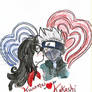 Kakashi kissed by Kurenai