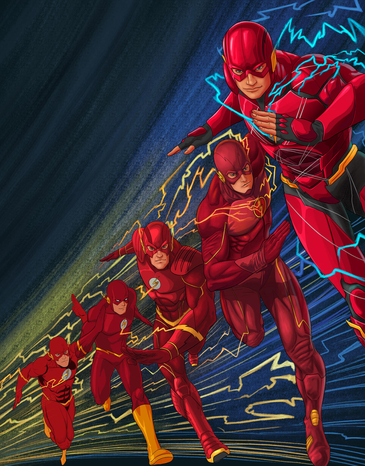 Flash-evolution by TheCrosshatcher on DeviantArt