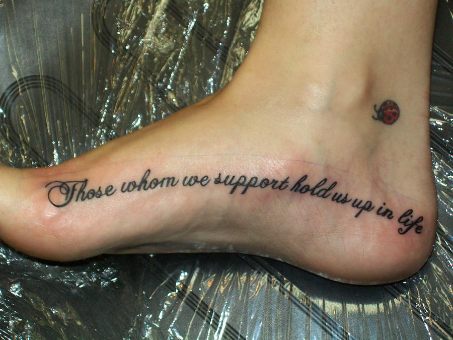 Lettering Foot Foot Lettering by ErikLisnow on DeviantArt