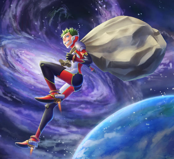 Spave Santa Space Santa by midorimushiG on DeviantArt