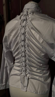 smocking on a shirt