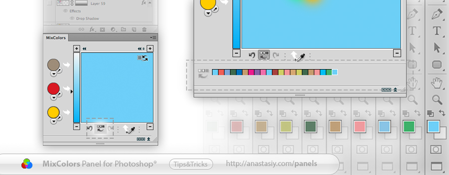 Tip#15: color history with MixColors in Photoshop