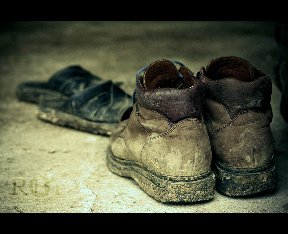 Working shoes.