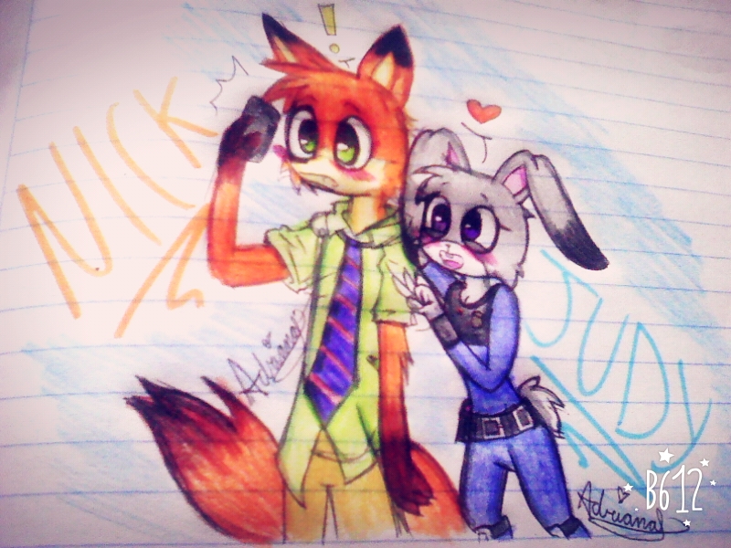 Zootopia-Nick and Judy selfie!