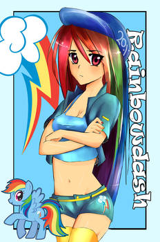 Human Mane 6: Rainbow Dash