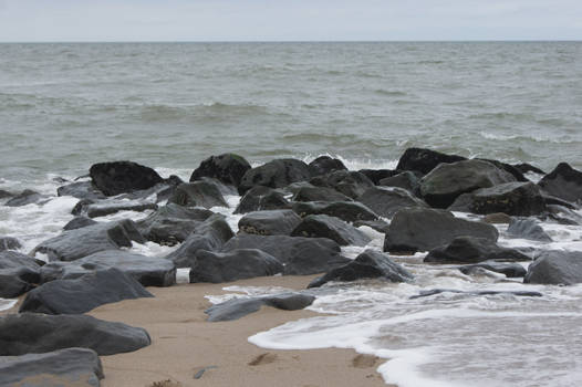 At the beach