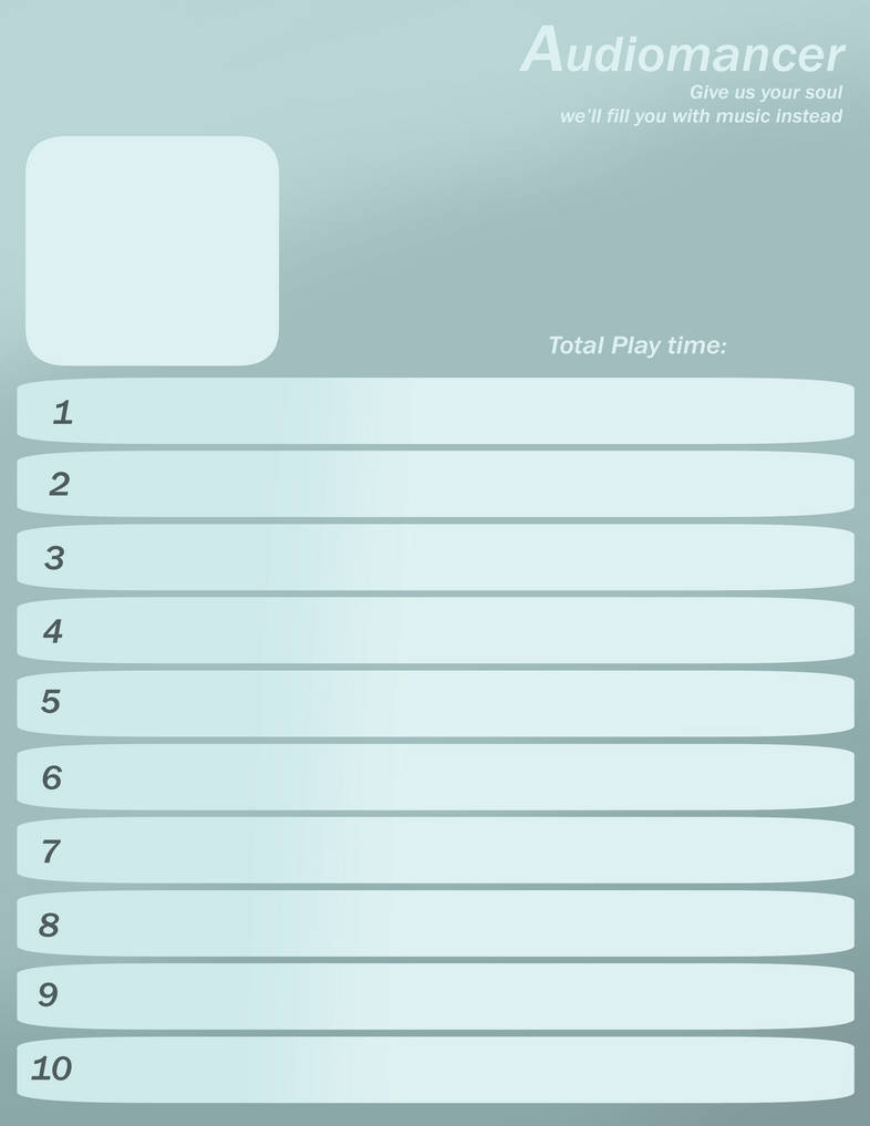 Sound Reader Template Audiomancer Template by GrantPAdams on DeviantArt