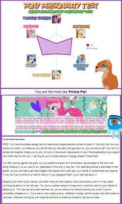 My Pony Personality result