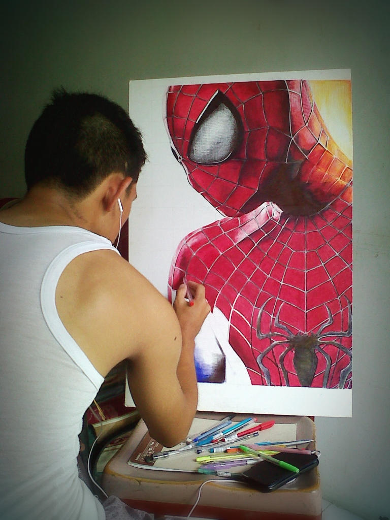 The Amazing Spiderman 2 Ballpointpen Drawing by ATCdrawings on DeviantArt