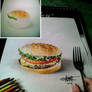 3d hamburger (by Arthur T. Cortez)