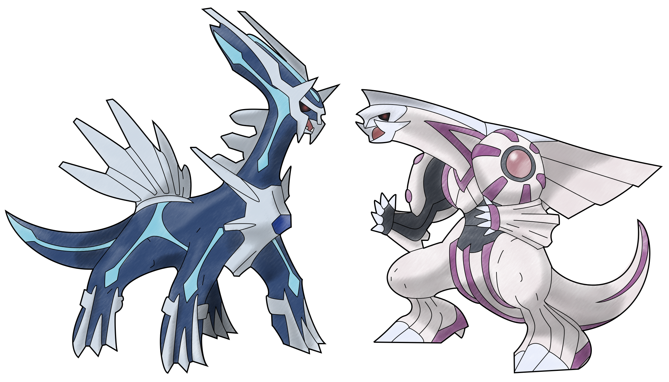 pokemon dialga vs palkia