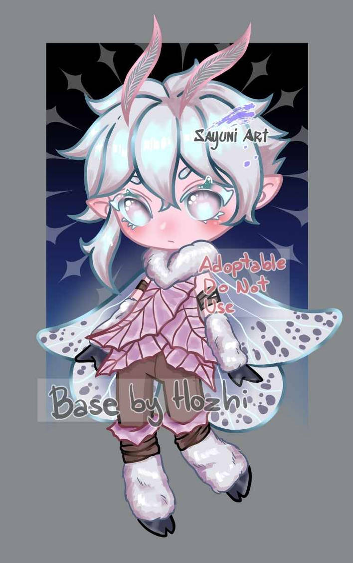 Chibi Moth Sticker CHIBI MOTH ADOPT 1 by ailesdelacroix on DeviantArt