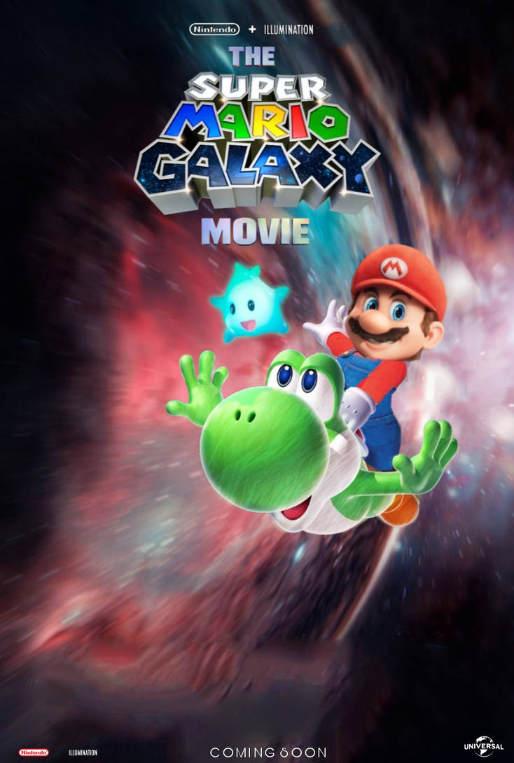 The Super Mario Galaxy Movie Poster by Natslya on DeviantArt The Super Mario Galaxy Movie Poster by Natslya on DeviantArt