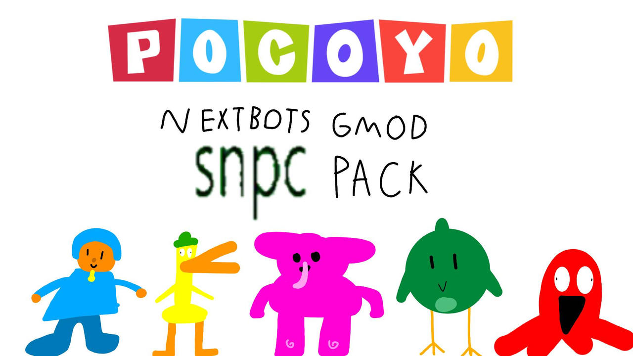 Merio Snpc Pocoyo Nextbots GMOD SNPC Pack by Nats-lya on DeviantArt