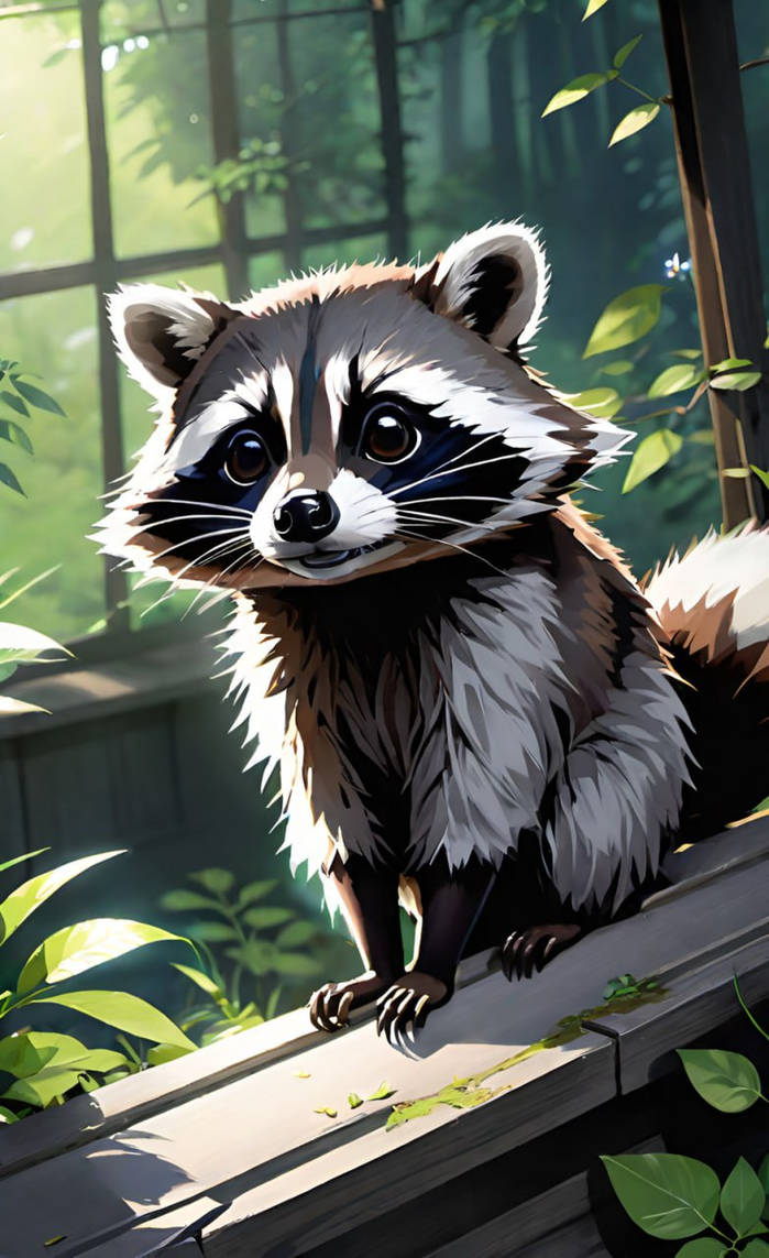 Deviantart Racoon Racoon AI 1 by Frederlk on DeviantArt
