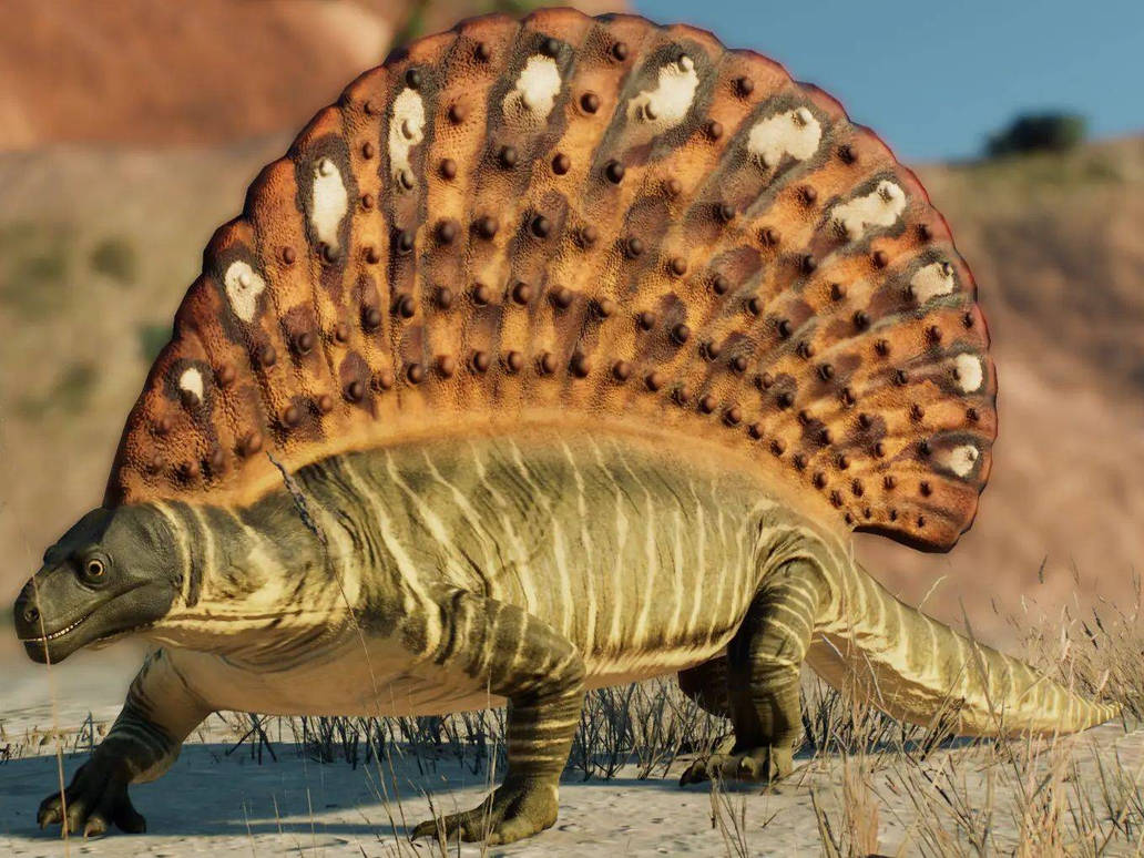 Edaphosaur JWE Edaphosaurus by phirphl on DeviantArt