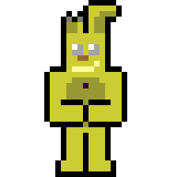Springtrap sprite by CarlytheWolf23 on DeviantArt