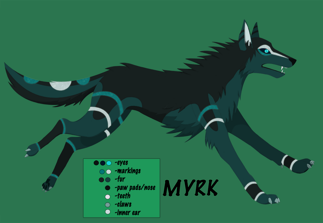 Myrk Reference Sheet 1 by Astropteryx on DeviantArt