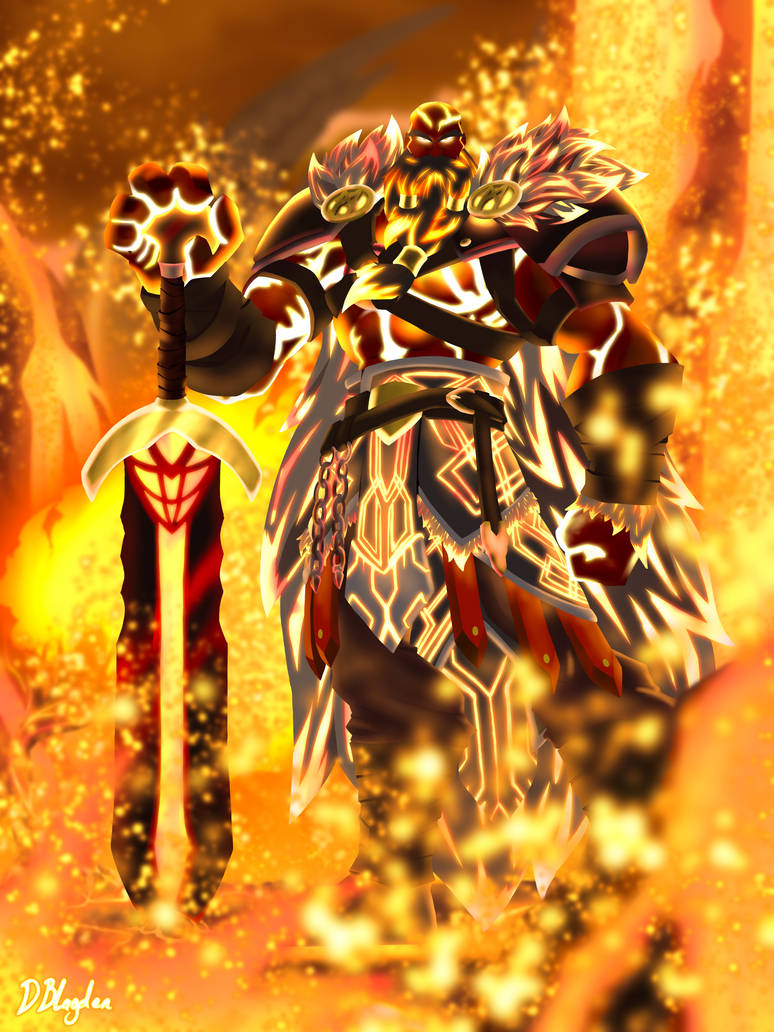 Primordial Lord of the Fire Realm by Blagsta on DeviantArt