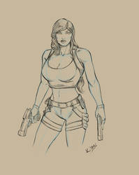Lara Croft Sketch
